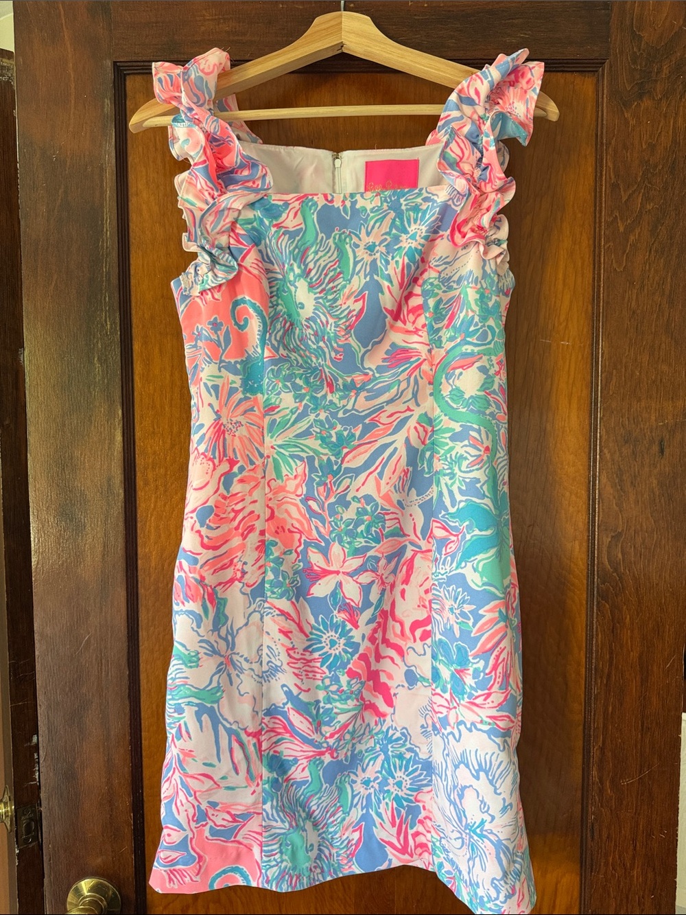 Floral Ruffle Strap Sundress